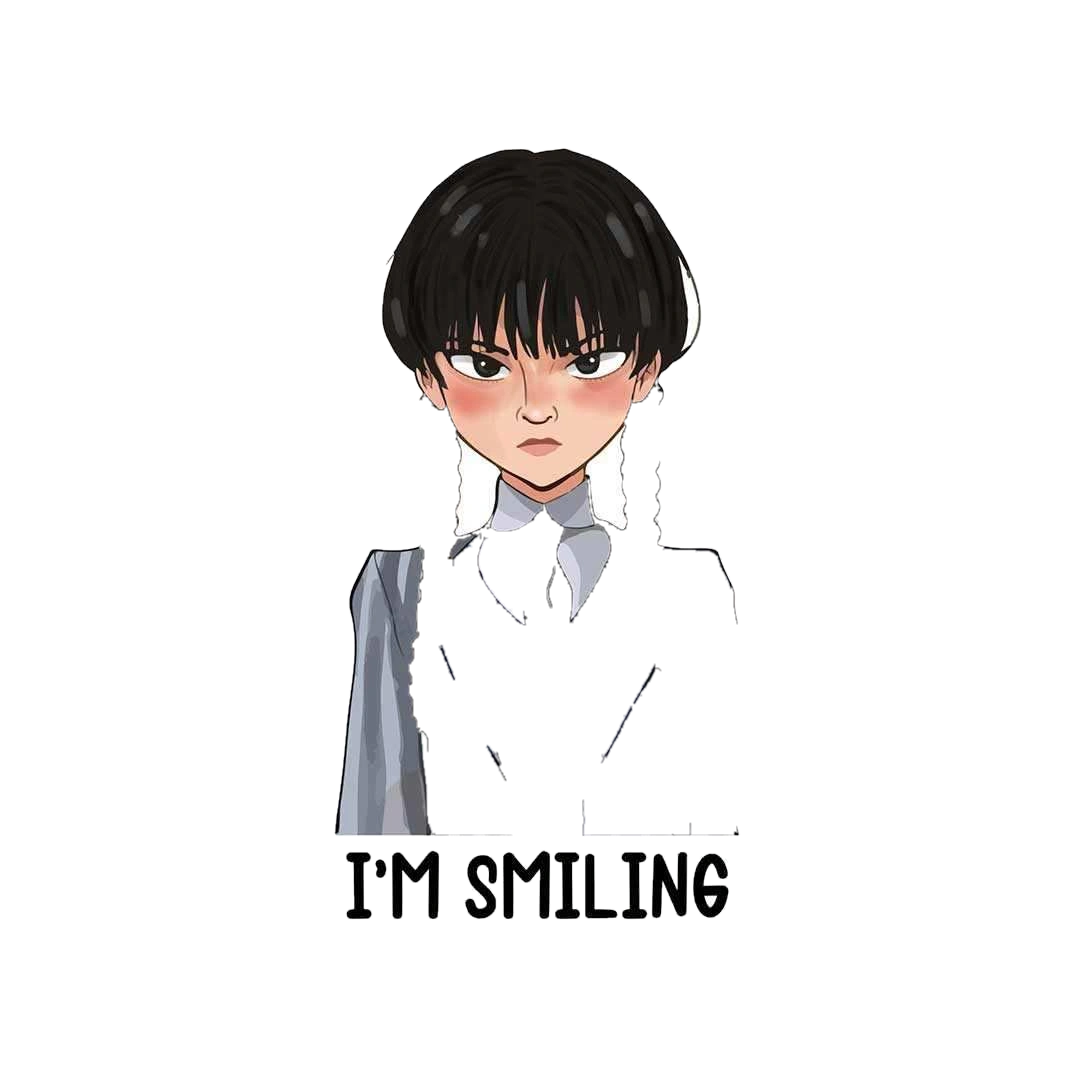 I'm smiling Sticker